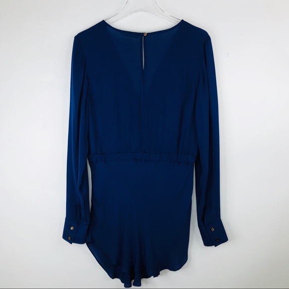 Chelsea Flower Silk Blue Tunic - Picture 3 of 5